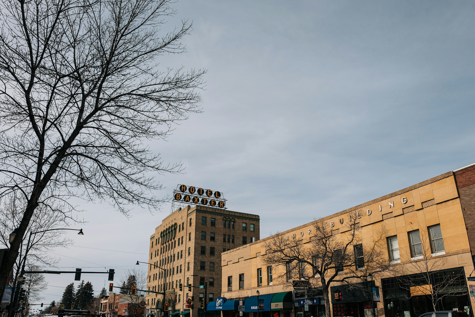 Historic buildings in downtown Bozeman, Montana